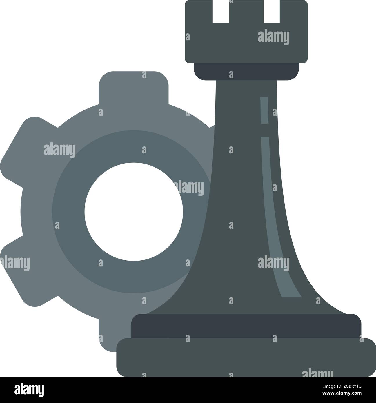King businessman isolated on white background Stock Vector Images - Alamy