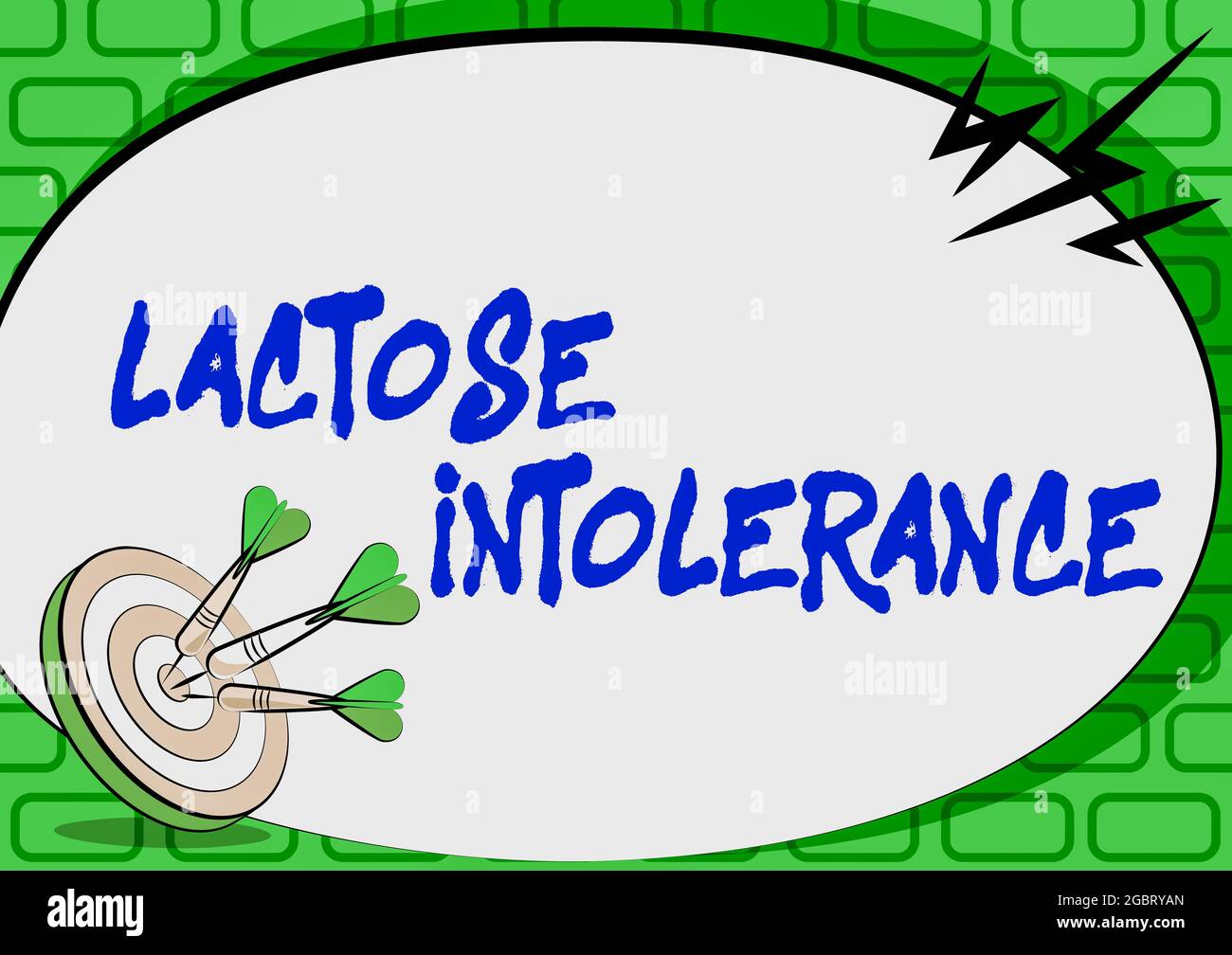 Conceptual caption Lactose Intolerance. Concept meaning digestive