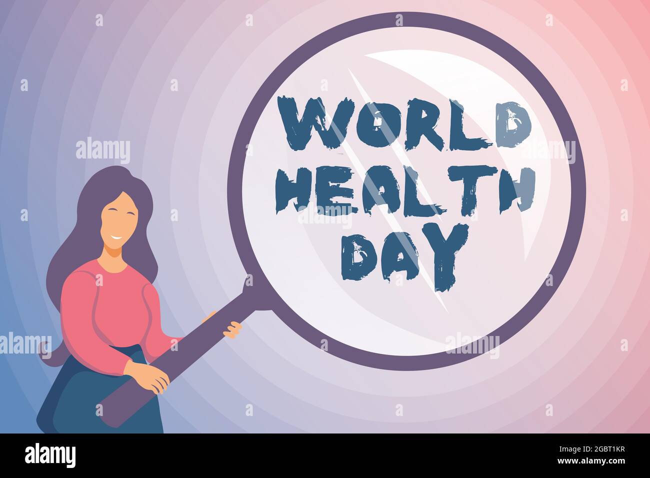 Sign displaying World Health Day. Business showcase global health