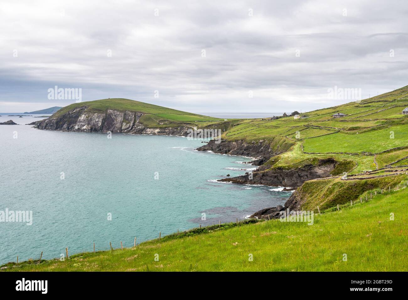 Dunmore Head on the Dingle peninsula in Ireland Stock Photo