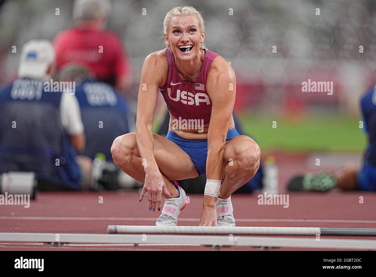 Tokyo, Japan. 05th Aug, 2021. Athletics Olympics, Pole Vault, Women