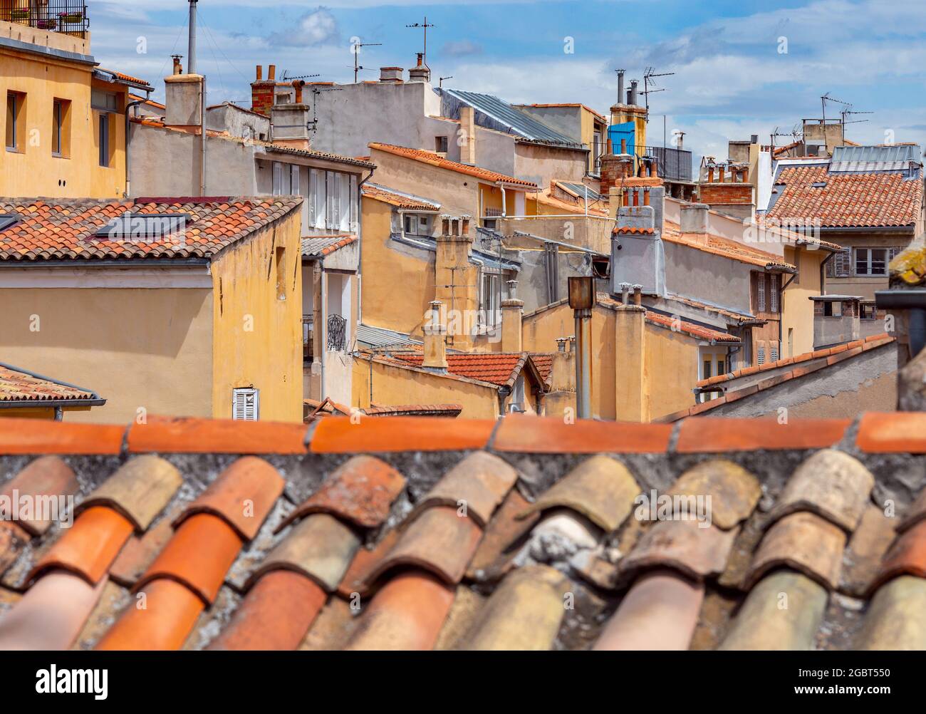 Aix en provence city aerial hi-res stock photography and images - Alamy
