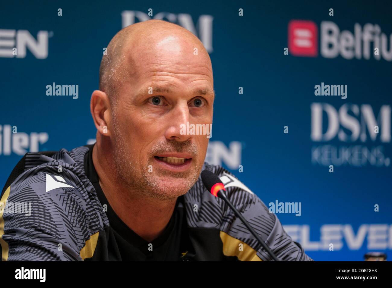 Club Brugge's head coach Philippe Clement pictured during a press  conference of Belgian first division team Club Brugge ahead of their next  match in t Stock Photo - Alamy