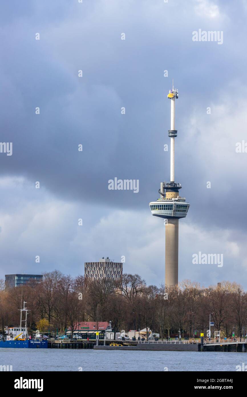 Euromast observation Tower, Rotterdam, the Netherlands Stock Photo