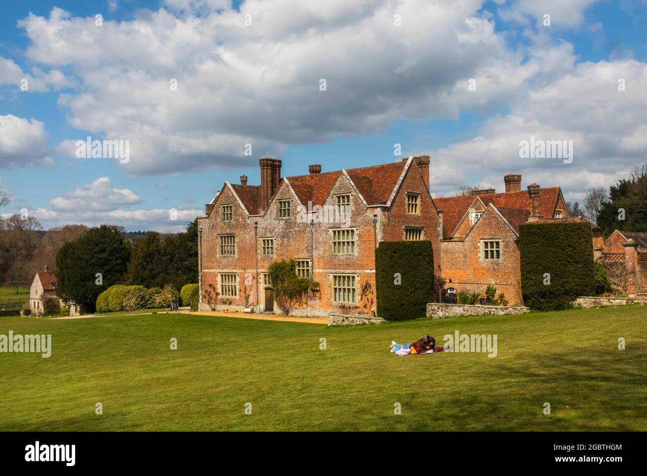 England, Hampshire, Alton, Chawton, Chawton House Stock Photo Alamy