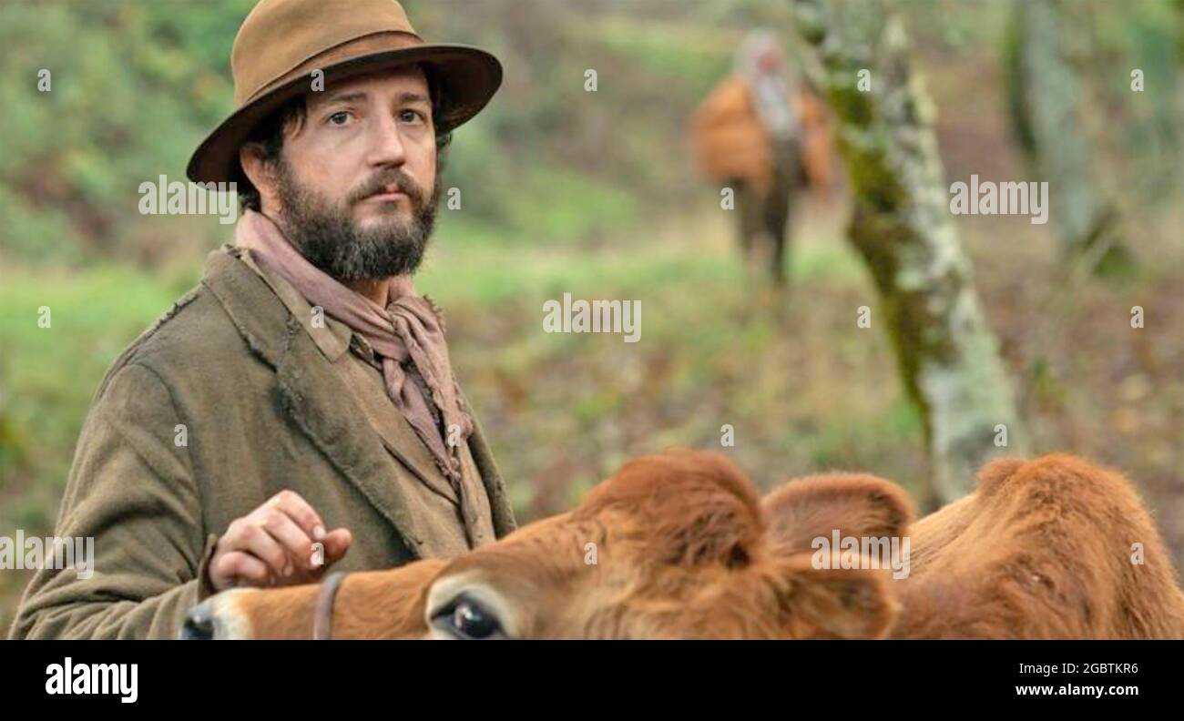 FIRST COW  2019 A24 film with John Magaro Stock Photo