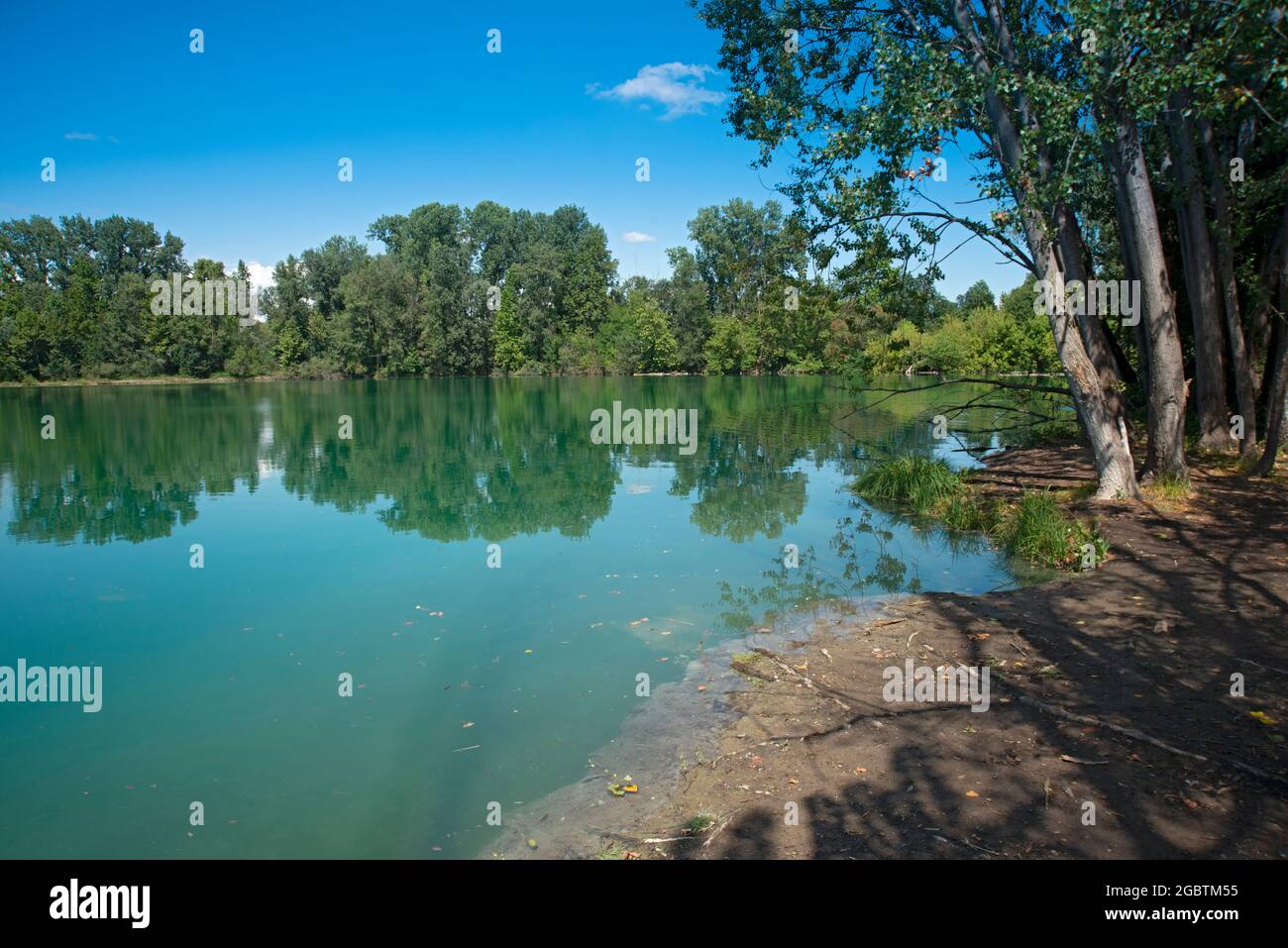 Italy, Lombardy, Ricengo, Lake of the Reflections, Chosen by the