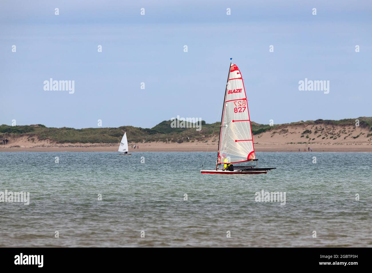 North Devon regatta yacht racing Stock Photo Alamy