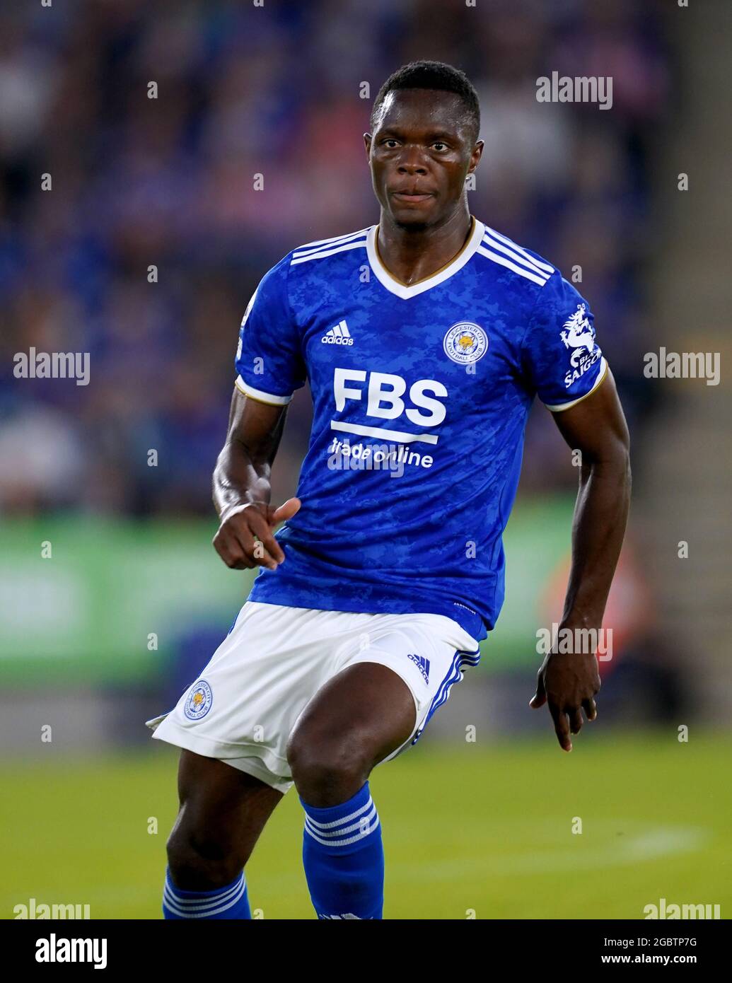 Leicester City's Patson Daka during the Pre-Season Friendly match at The King Power Stadium, Leicester. Picture date: Wednesday August 4, 2021. Stock Photo