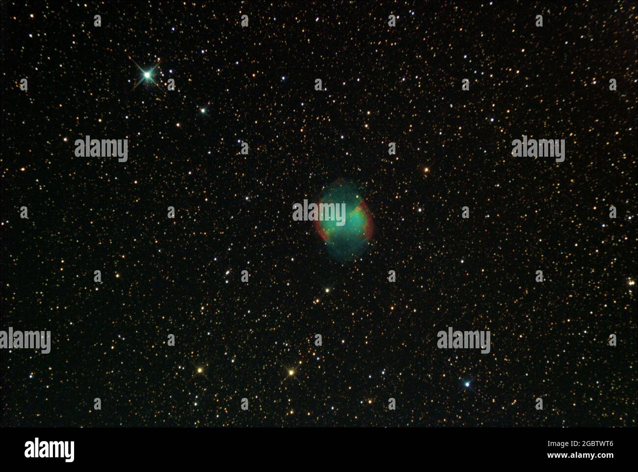 The Dumbbell Nebula Stock Photo