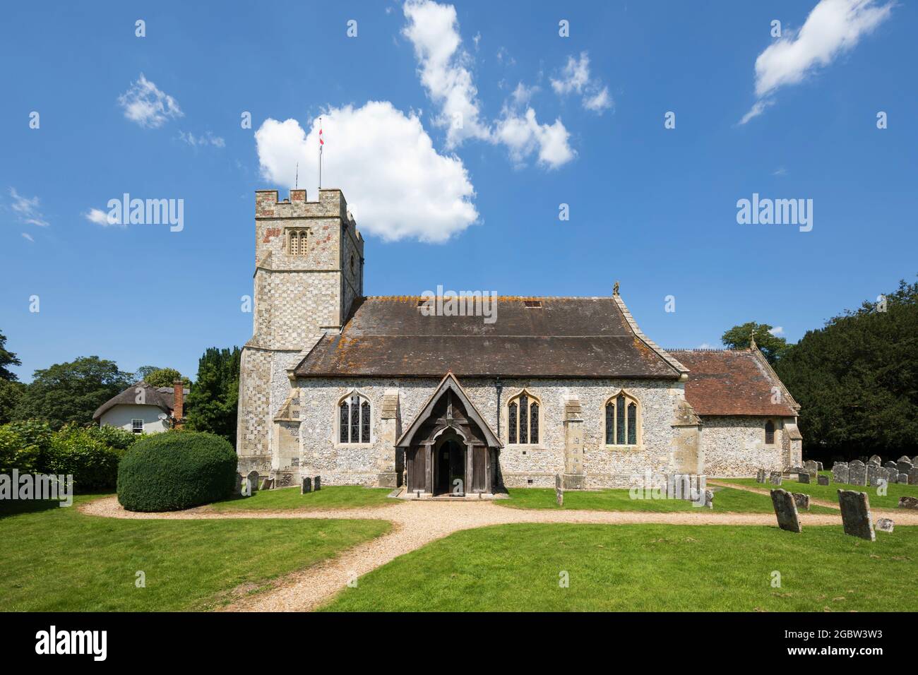St Nicholas church, Longparish, Hampshire, England, United Kingdom