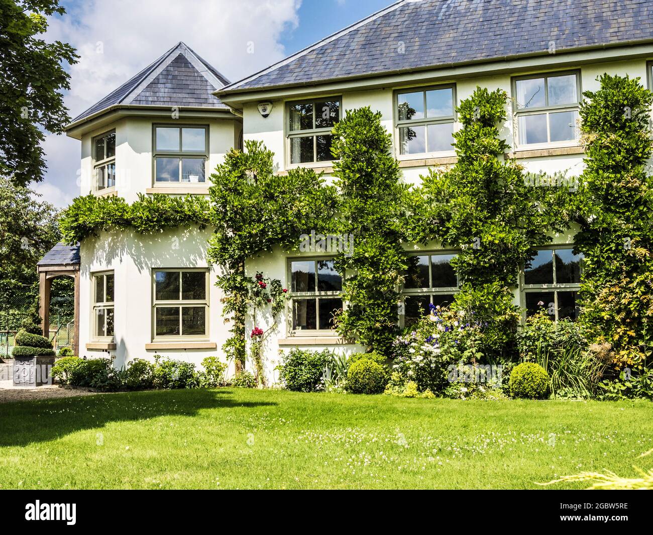 A unique, highly desirable house in Wiltshire. Stock Photo