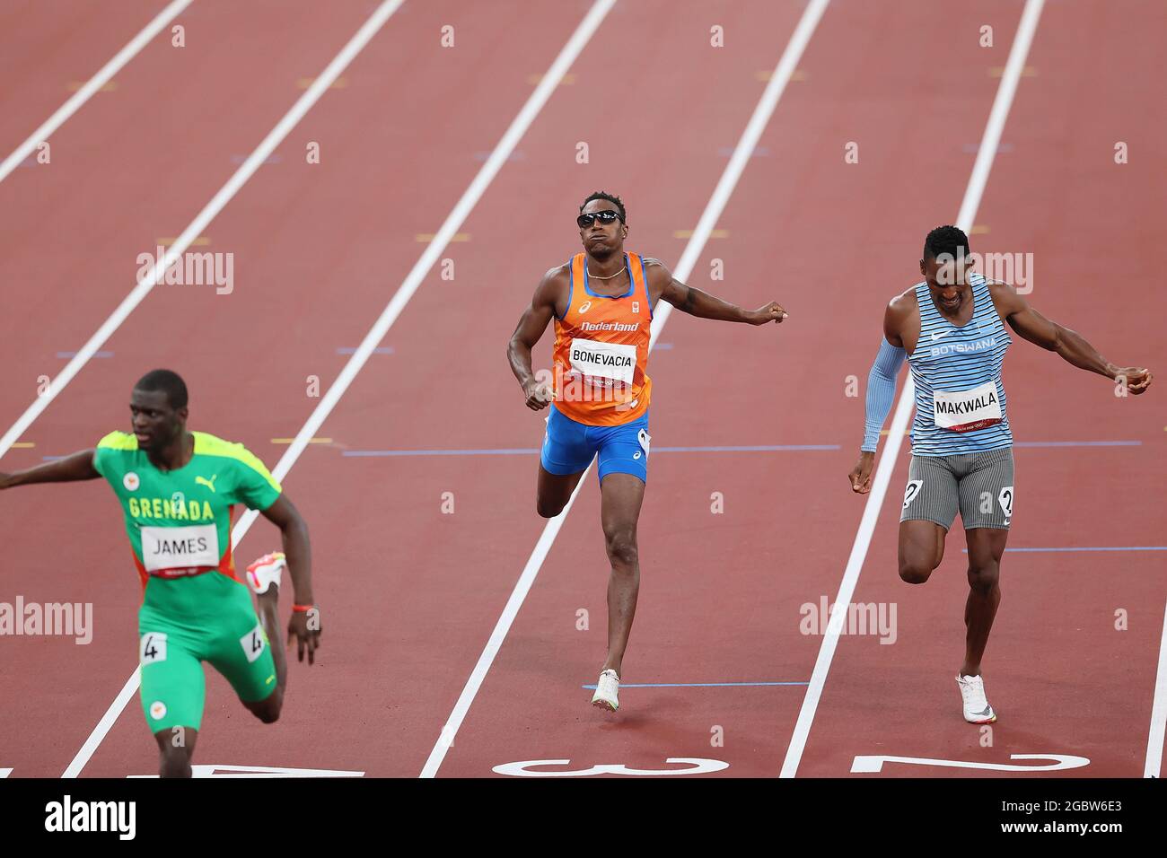 Men 400 Meter Racing TOKYO, 05-08-2021, Olympic Stadium, Tokyo 2020 Olympic Games, Athletics ...