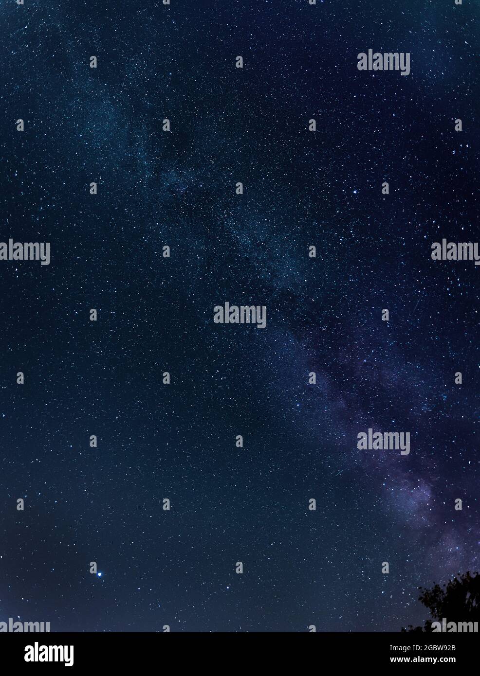 Milky way starry sky at night Stock Photo - Alamy