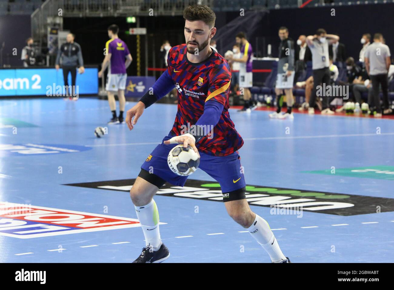 Ludovic Fabergas of FC Barcelone during the EHF Champions League Final4  Handball match between FC Barcelona