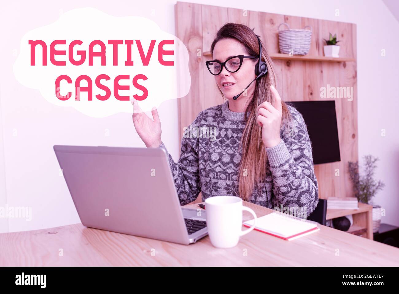 Handwriting text Negative Cases. Conceptual photo circumstances or conditions that are confurmed to be false Abstract Writing New Blog Content Stock Photo