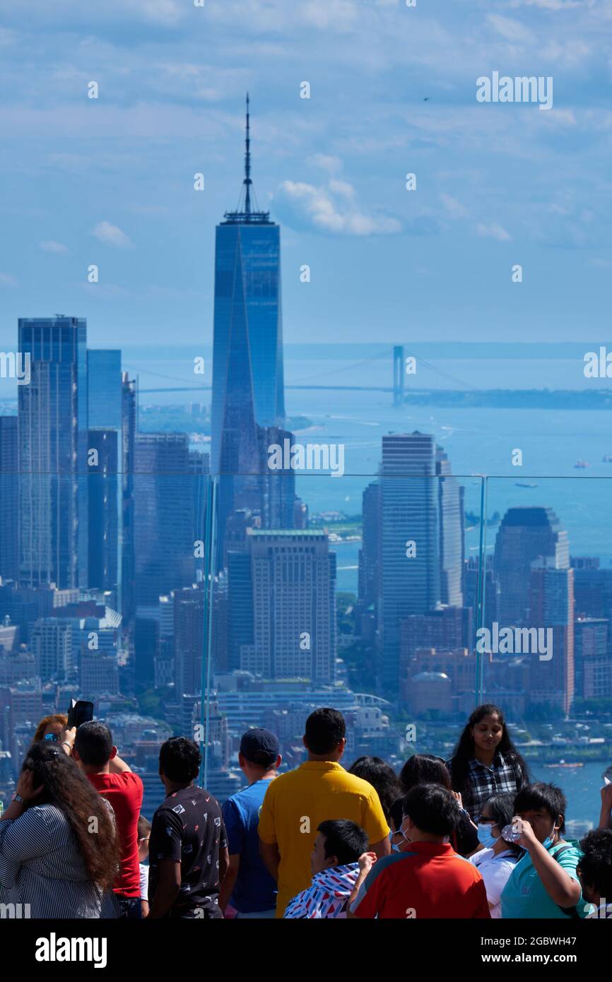 Manhattan view from the Edge, New York City Stock Photo