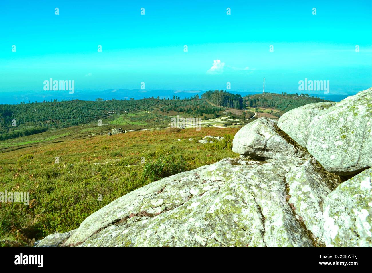 Foia the highest mountain of the Algarve in Portugal Stock Photo