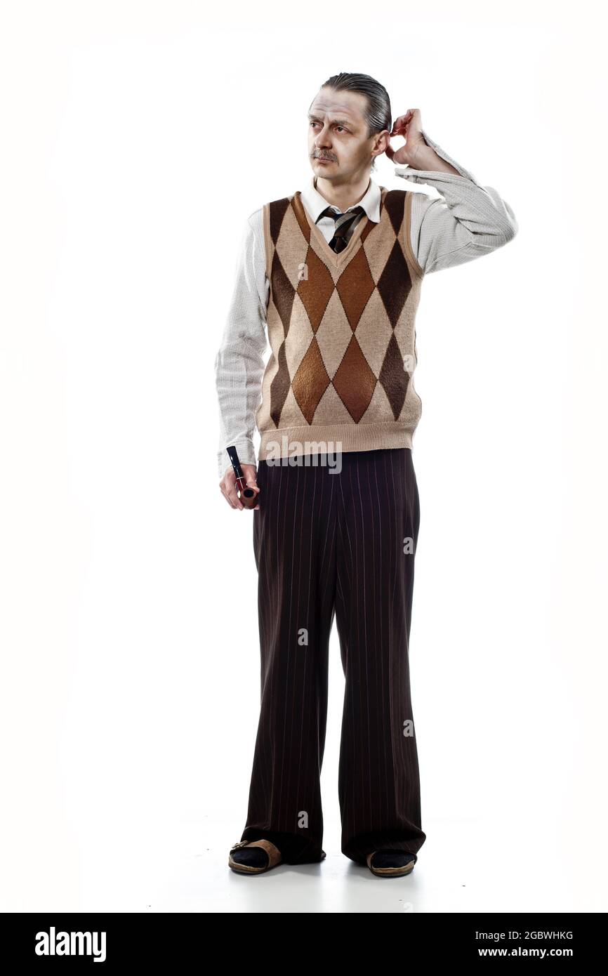 Costume, old fashion, man hi-res stock photography and