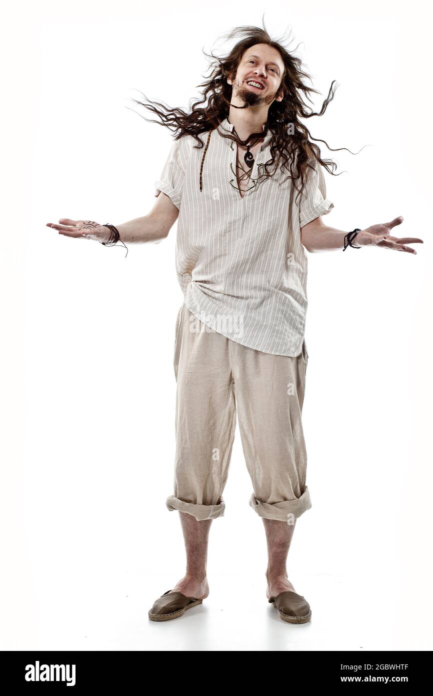 Hippy man clothes Cut Out Stock Images Pictures Alamy