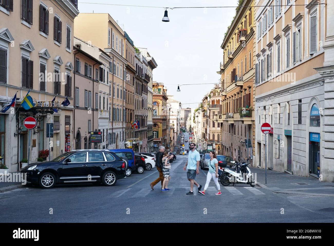Streets rome old people walk hi-res stock photography and images - Alamy