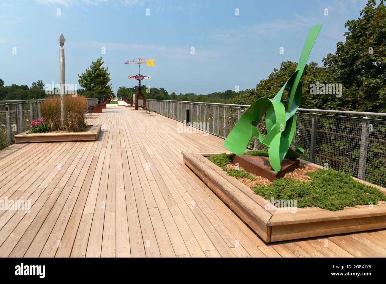 St. Thomas Elevated Park. St. Thomas Ontario Canada Stock Photo