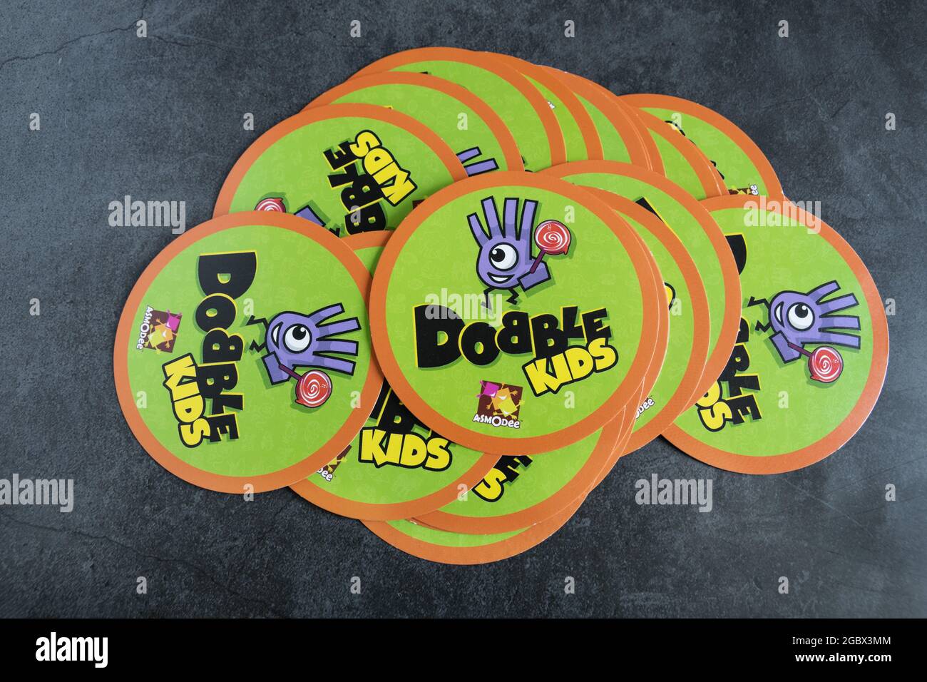 Dobble card game for kids Stock Photo Alamy