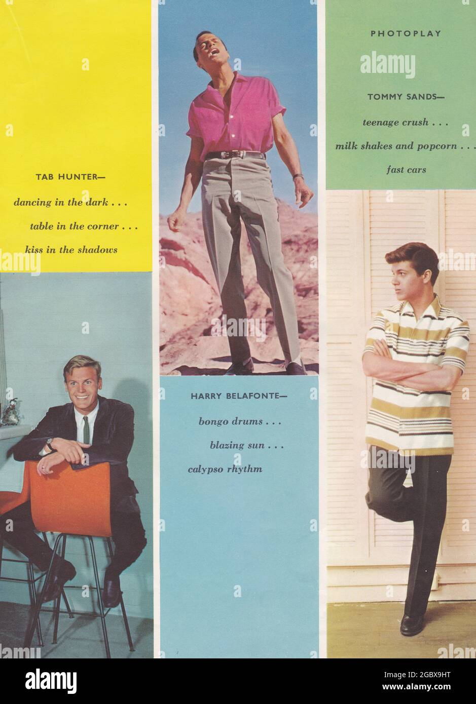 Vintage Photoplay - Tab Hunter / Harry 