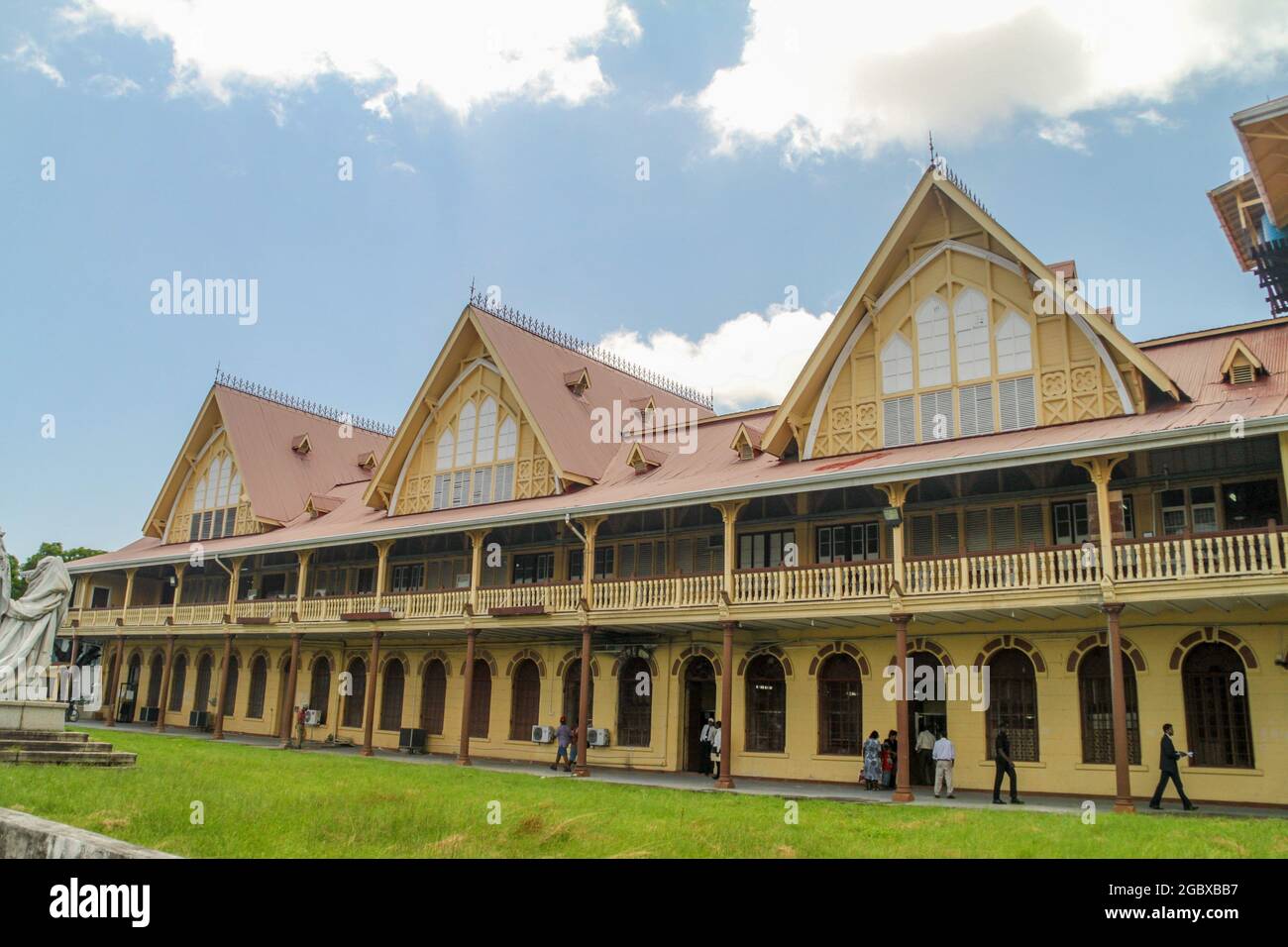 GUYANA AUGUST 10, 2015 Building of the High Court in
