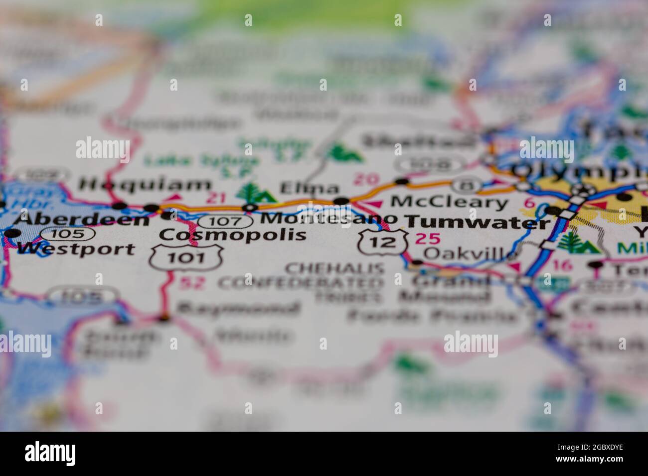 Map of montesano washington hires stock photography and images Alamy