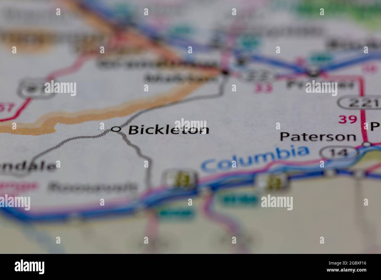 Map of bickleton washington hires stock photography and images Alamy
