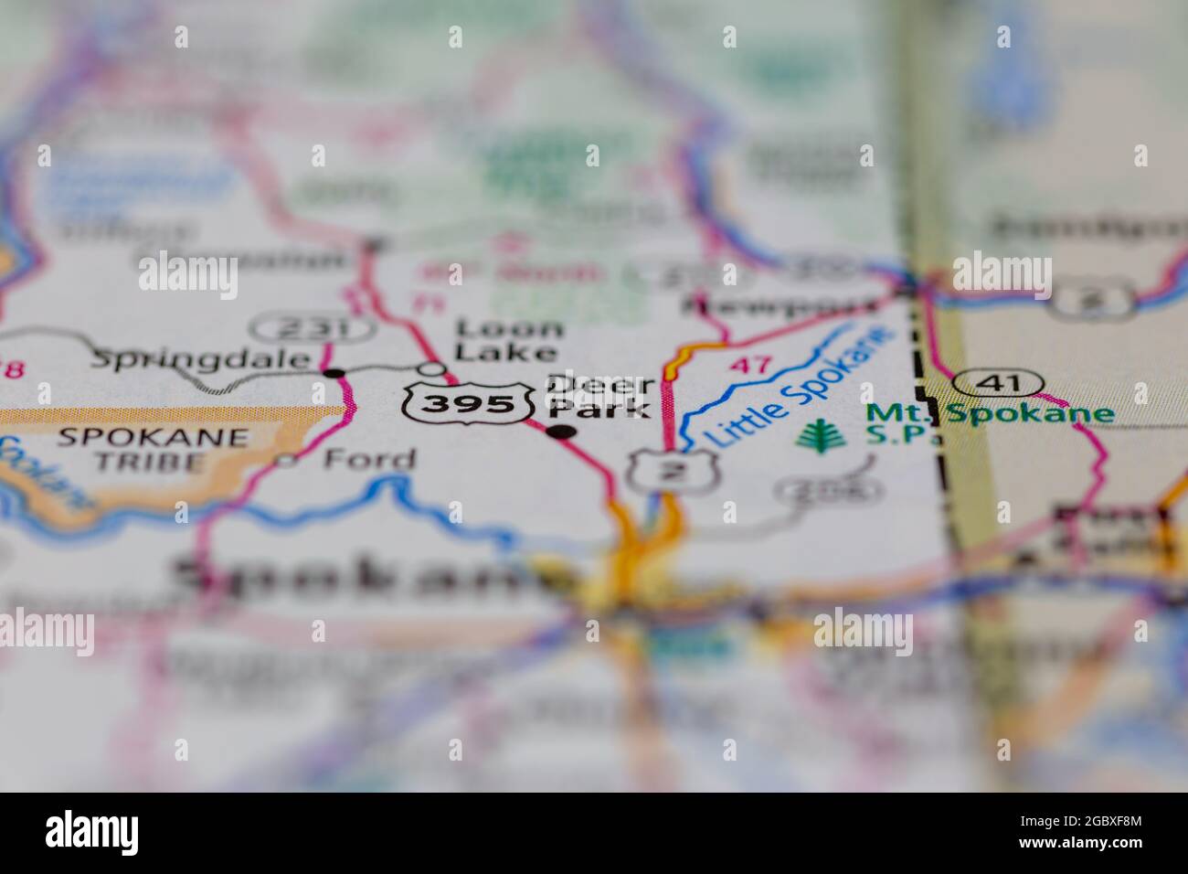Deer Park Washington Map Deer Park Washington Map Hi-Res Stock Photography And Images - Alamy