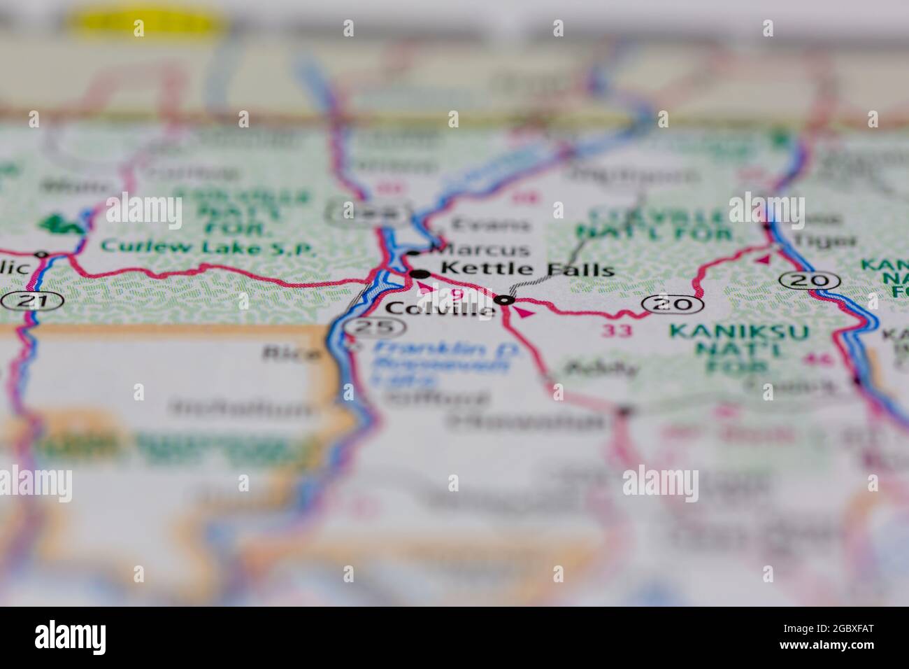 Map of colville washington hires stock photography and images Alamy