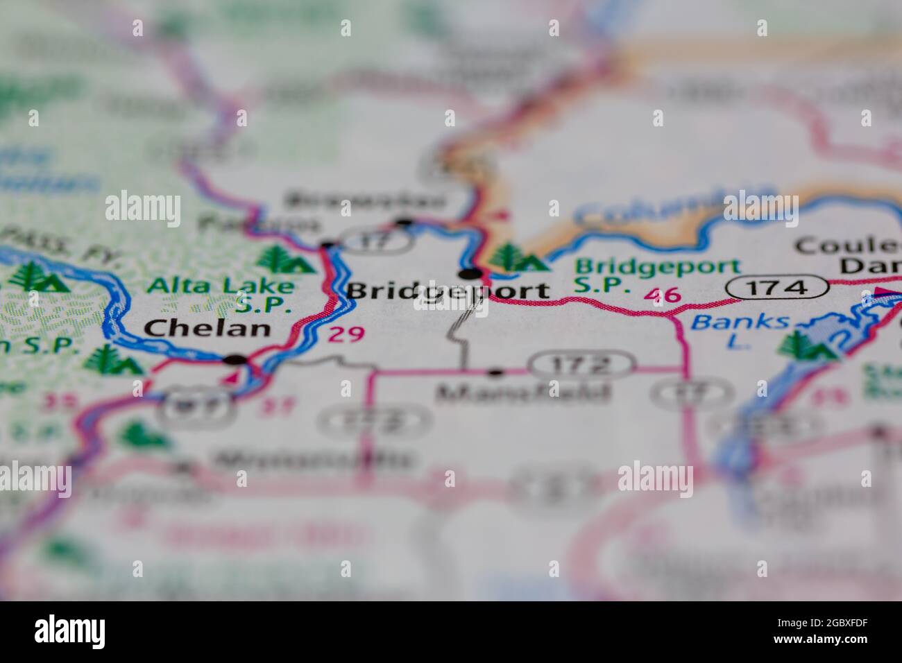 Map of bridgeport washington hires stock photography and images Alamy