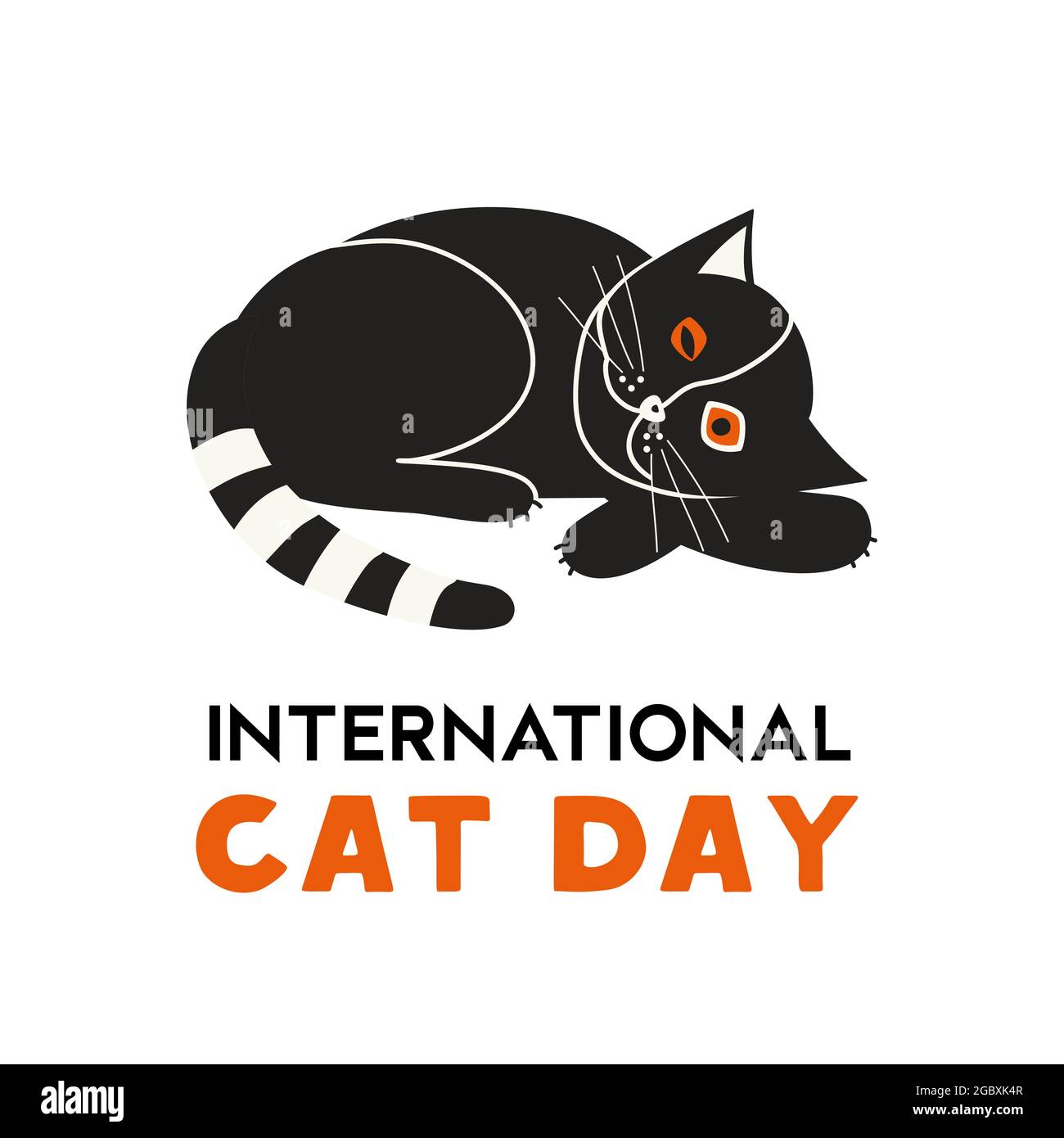 International Cat Day Stock Vector Image & Art Alamy