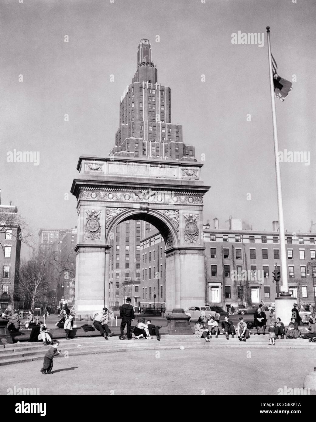 Greenwich village 1950s hi-res stock photography and images