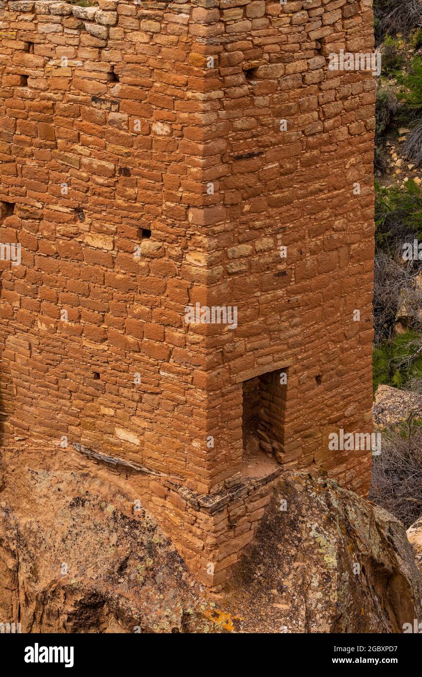 Holly Tower, with exquisite craftsmanship, built by Ancient Puebloans