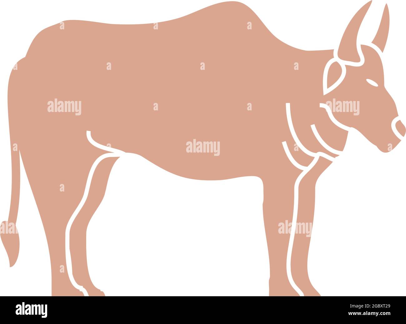 cow farm animal Stock Vector Image & Art - Alamy