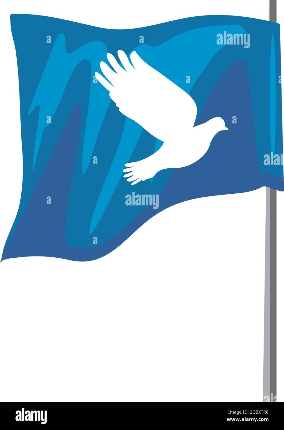 dove in flag peace Stock Vector Image & Art - Alamy