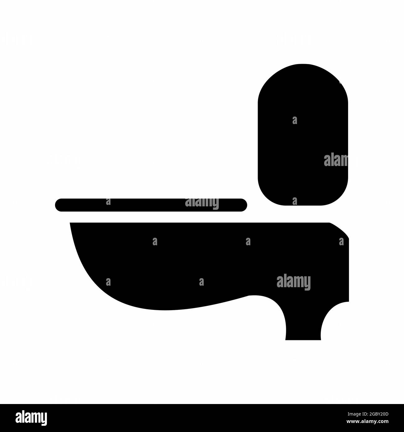 Vector Graphic of Toilet Seat Black Style Stock Vector Image & Art