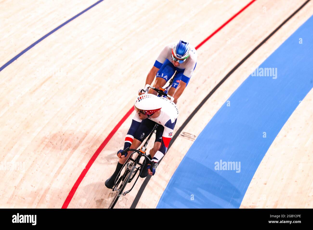 Shizuoka, Japan. 5th Aug, 2021. Elia Viviani (ITA), Matthew Walls (GBR