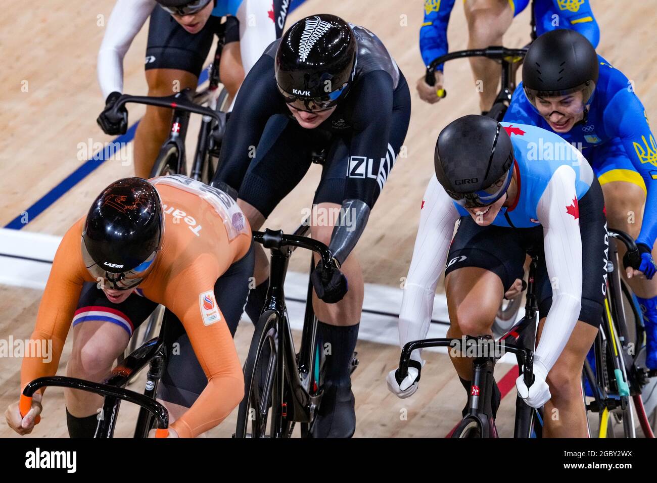 Shizuoka, Japan. 5th Aug, 2021. Kelsey Mitchell (CAN), Shanne ...