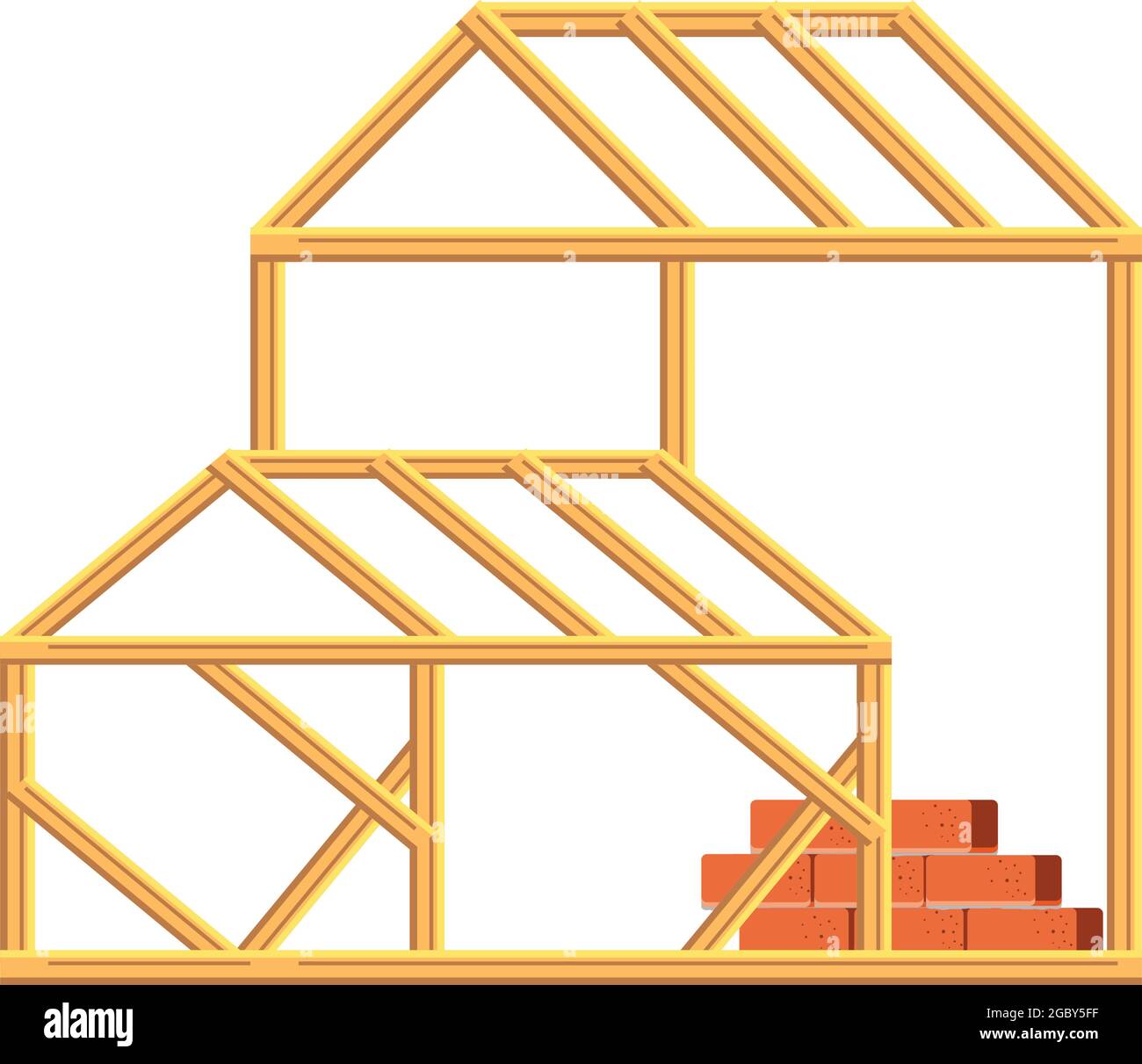 Plywood house Stock Vector Images - Alamy