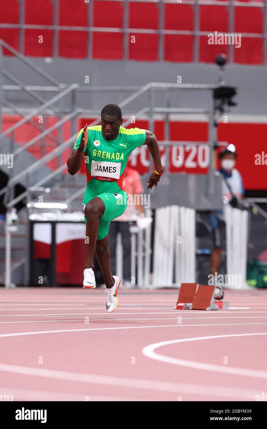 JAMES Kirani (GRN) AUGUST 5, 2021 Athletics Kirani James (GRN) runs