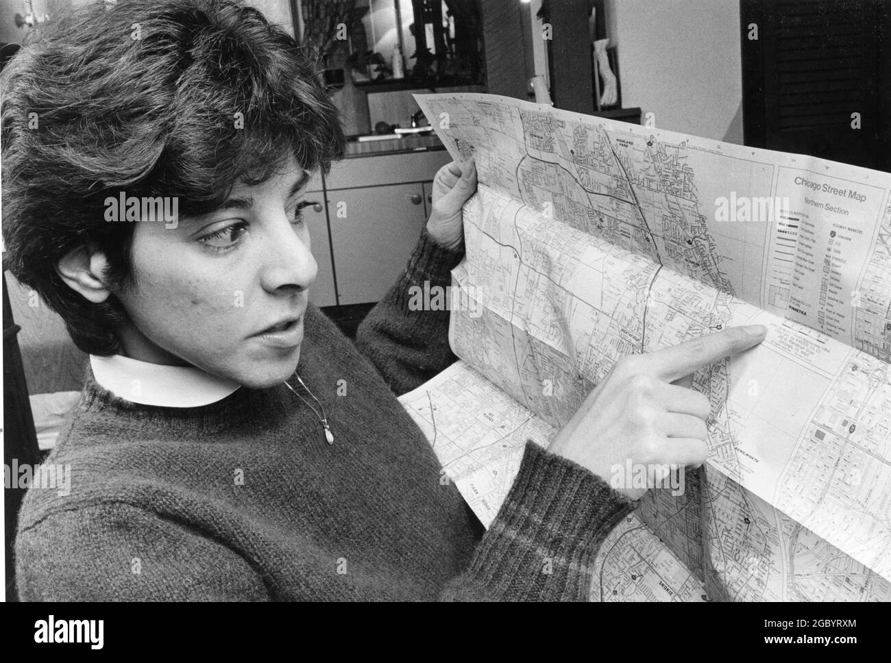 Paper Map Black and White Stock Photos & Images - Alamy