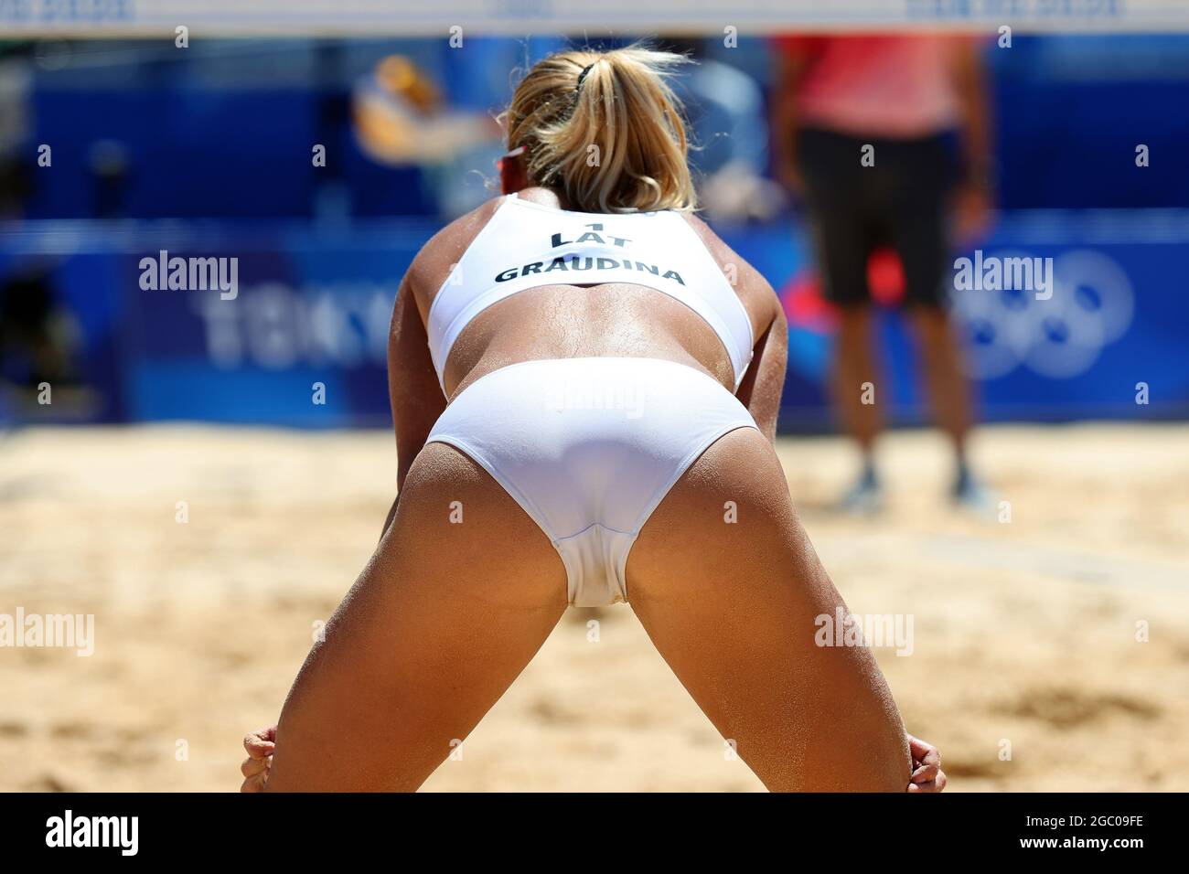 Beach volleyball cameltoe