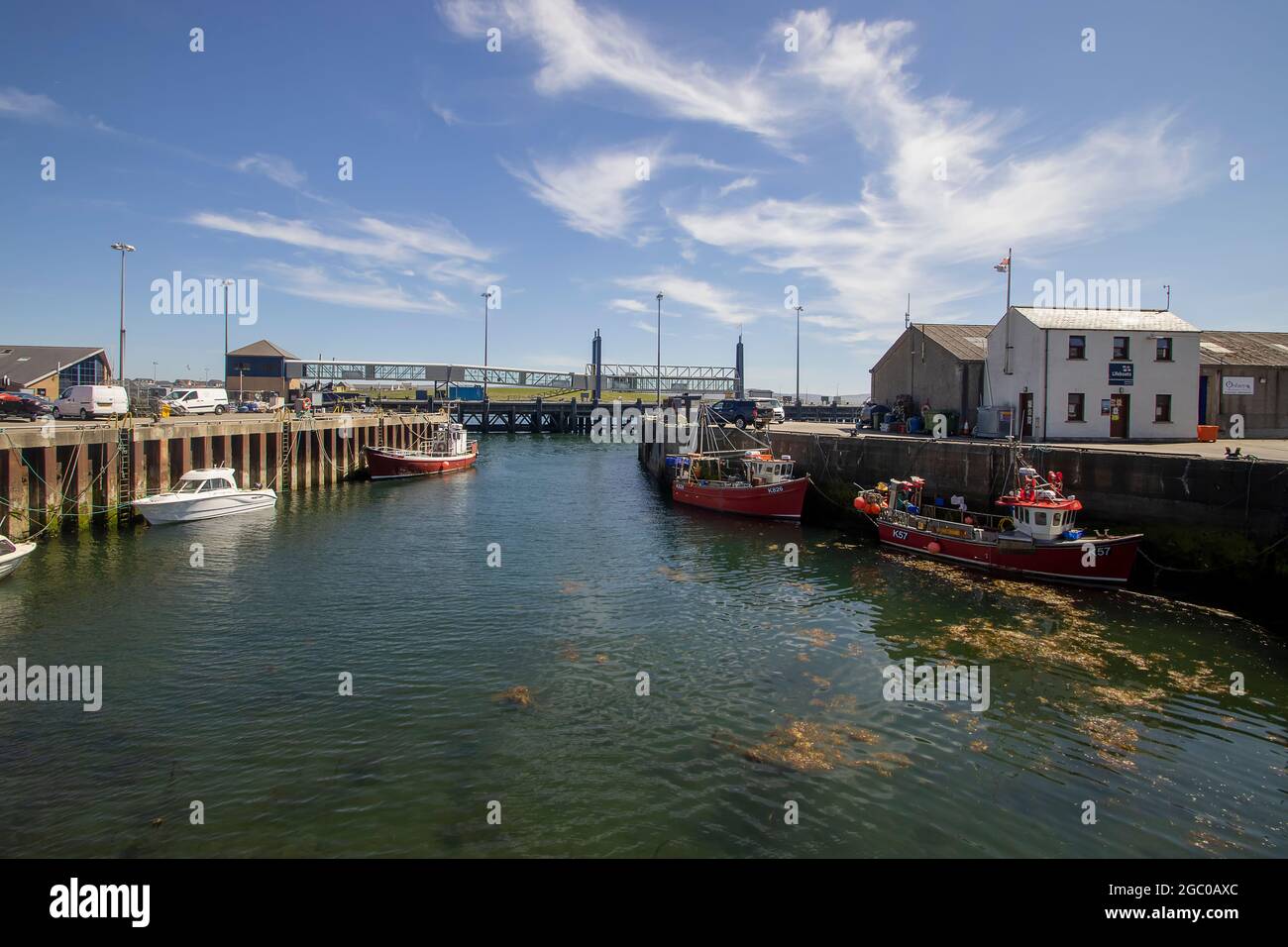 The harbour at Stromness in Orkney, Scotland, UK Stock Photo