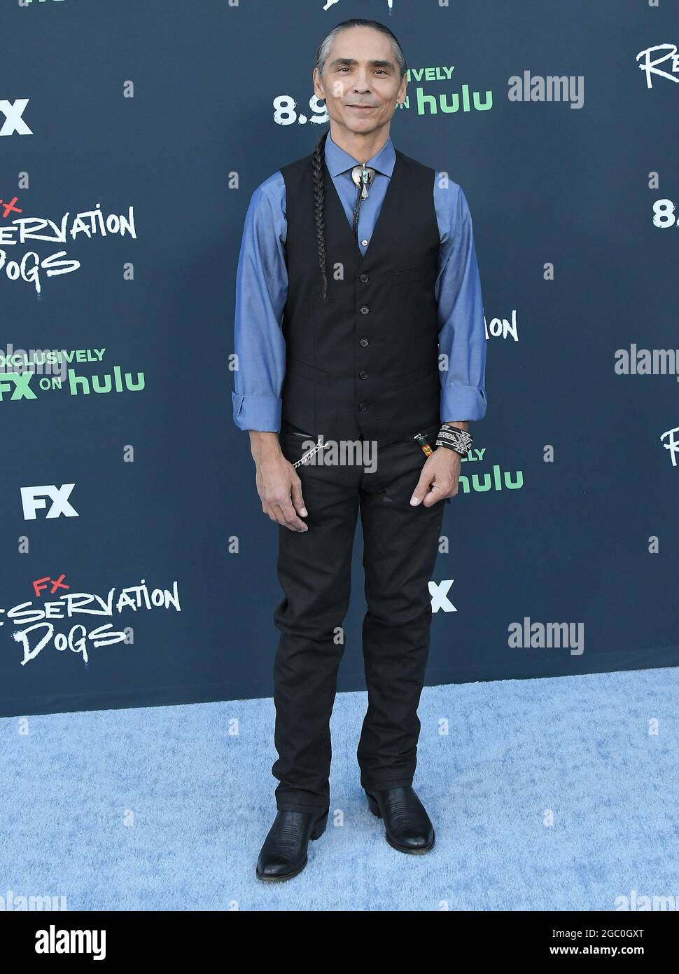 Los Angeles, USA. 05th Aug, 2021. Zahn McClarnon arrives at FX's ...