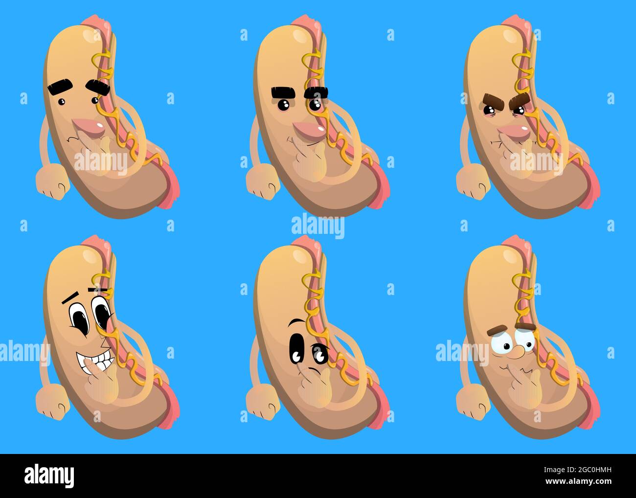 Hot Dog holding finger front of his mouth. American fast food as a cartoon character with face Stock Vector Image & Art - Alamy Hot Dog holding finger front of his mouth. American fast food as a cartoon character with face Stock Vector Image & Art - Alamy