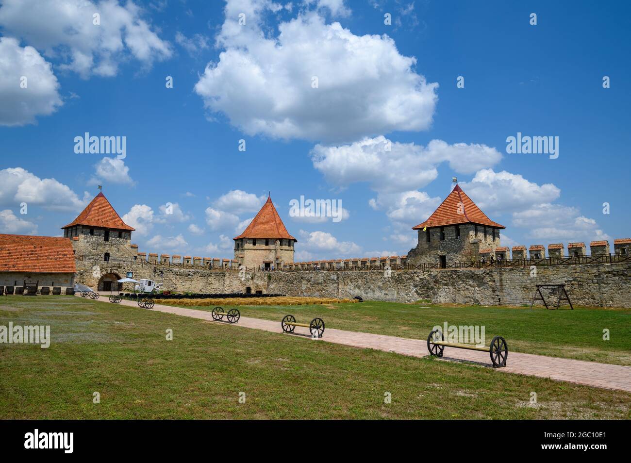 Old Turkish fortress Bender in Tighina, Transnistria, Moldova Stock Photo